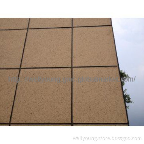 Exterior thermal insulation wall sheet